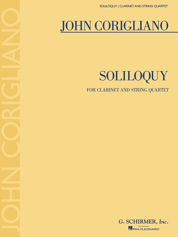 Corigliano - Soliloquy for Clarinet/String Quartet Sc/Pts