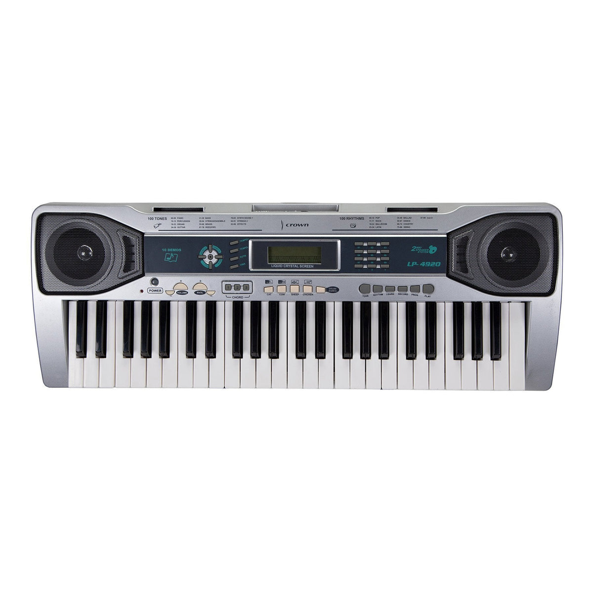 Crown 49 Note Portable Electronic Keyboard with Teaching Function