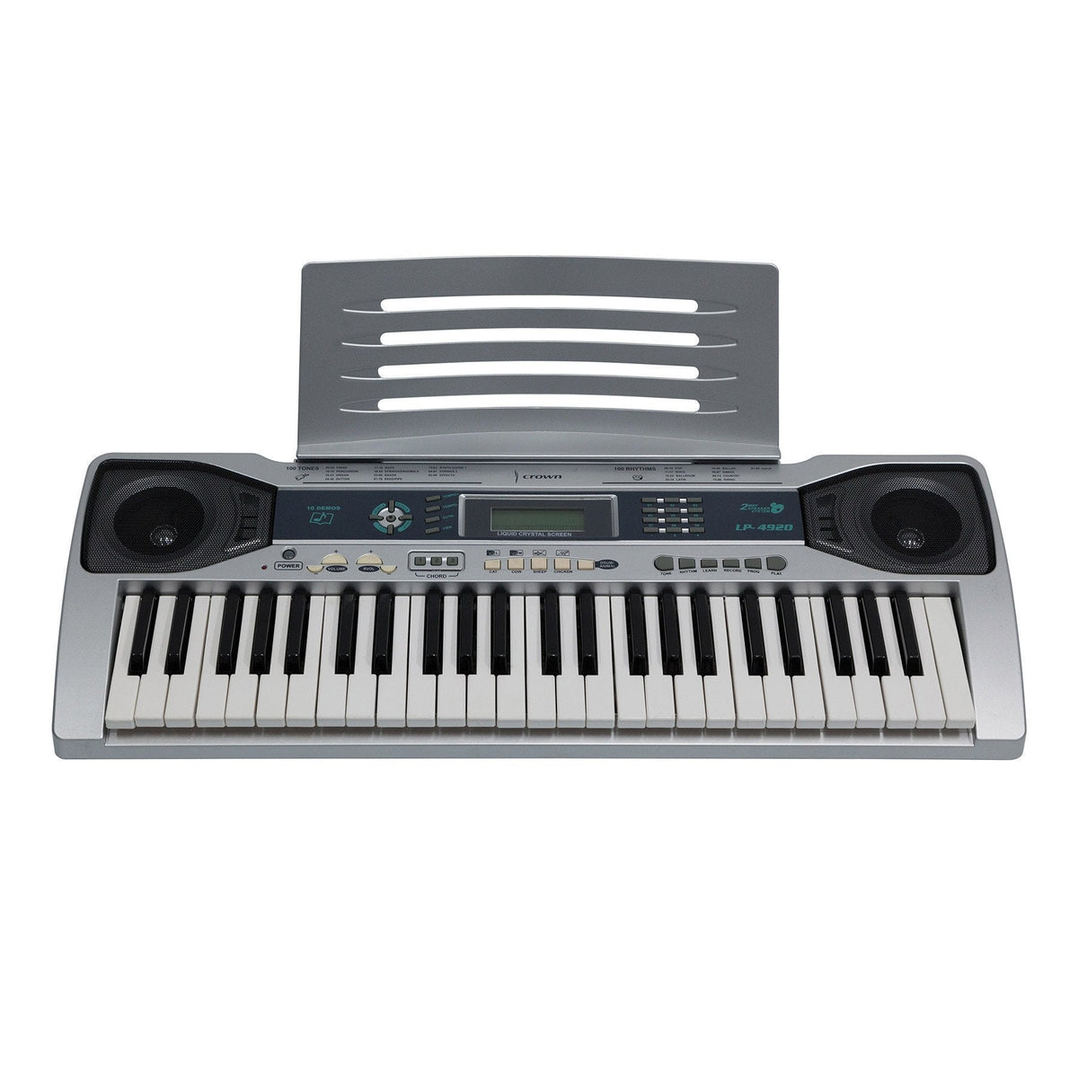 Crown 49 Note Portable Electronic Keyboard with Teaching Function