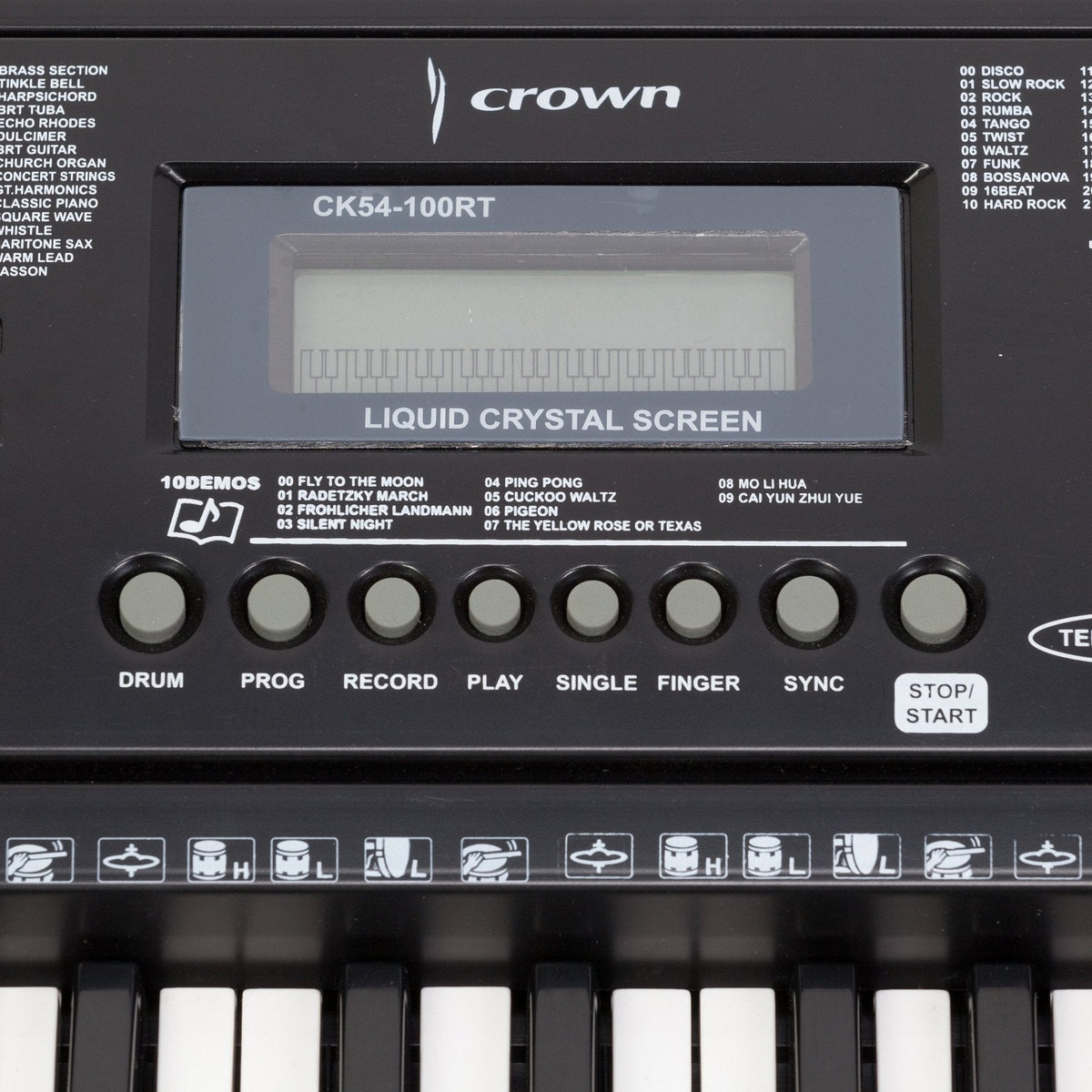 Crown 54 Note Electronic Portable Keyboard with Teaching Functions