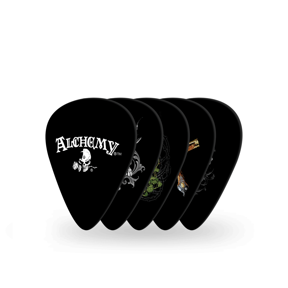 D'Addario Alchemy Picks Skull Collection