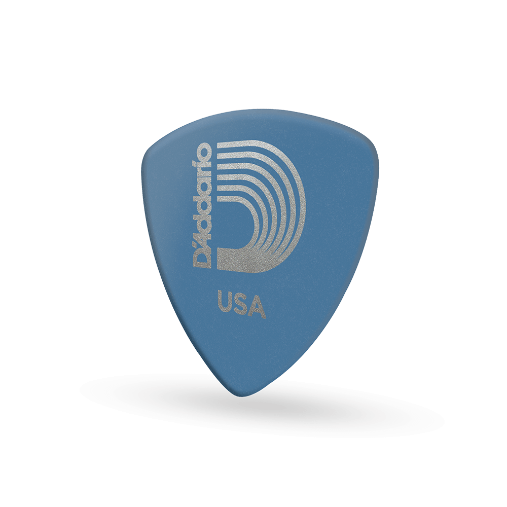 D'Addario Duralin Guitar Picks, Medium/Heavy, 25 pack, Wide Shape