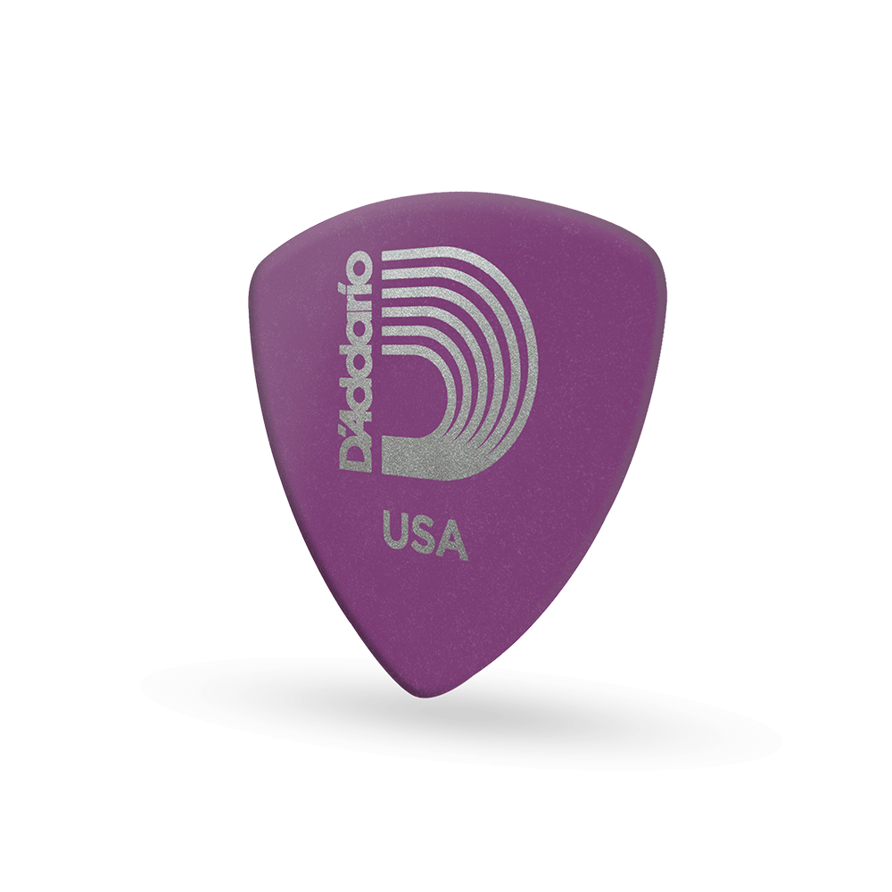 D'Addario Duralin Guitar Picks, Heavy, 25 pack, Wide Shape