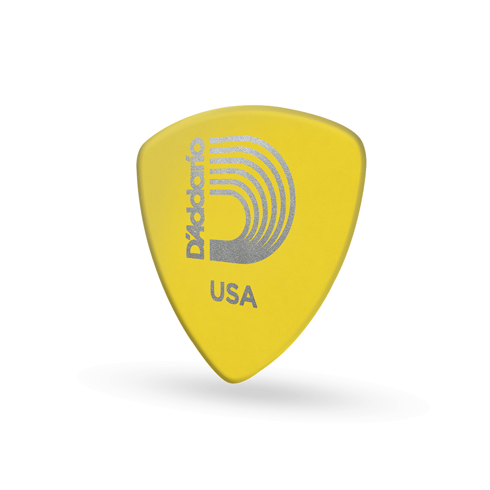 D'Addario Duralin Guitar Picks, Light/Medium, 100 pack, Wide Shape