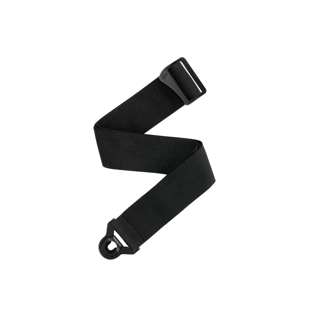 D'Addario Auto Lock Polypro Guitar Strap, Black