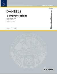 Daneels - 3 Improvisations for Clarinet Solo