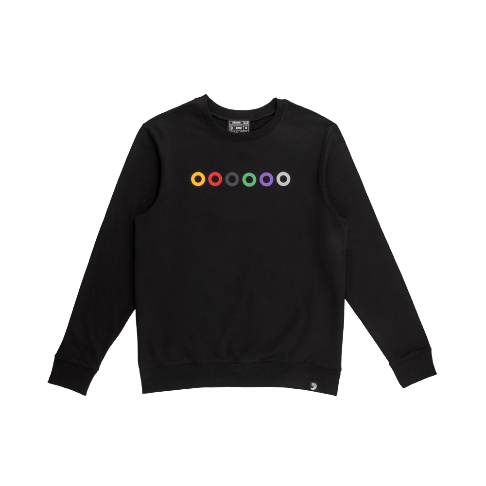 D'Addario Ball End Sweatshirt, Black, M