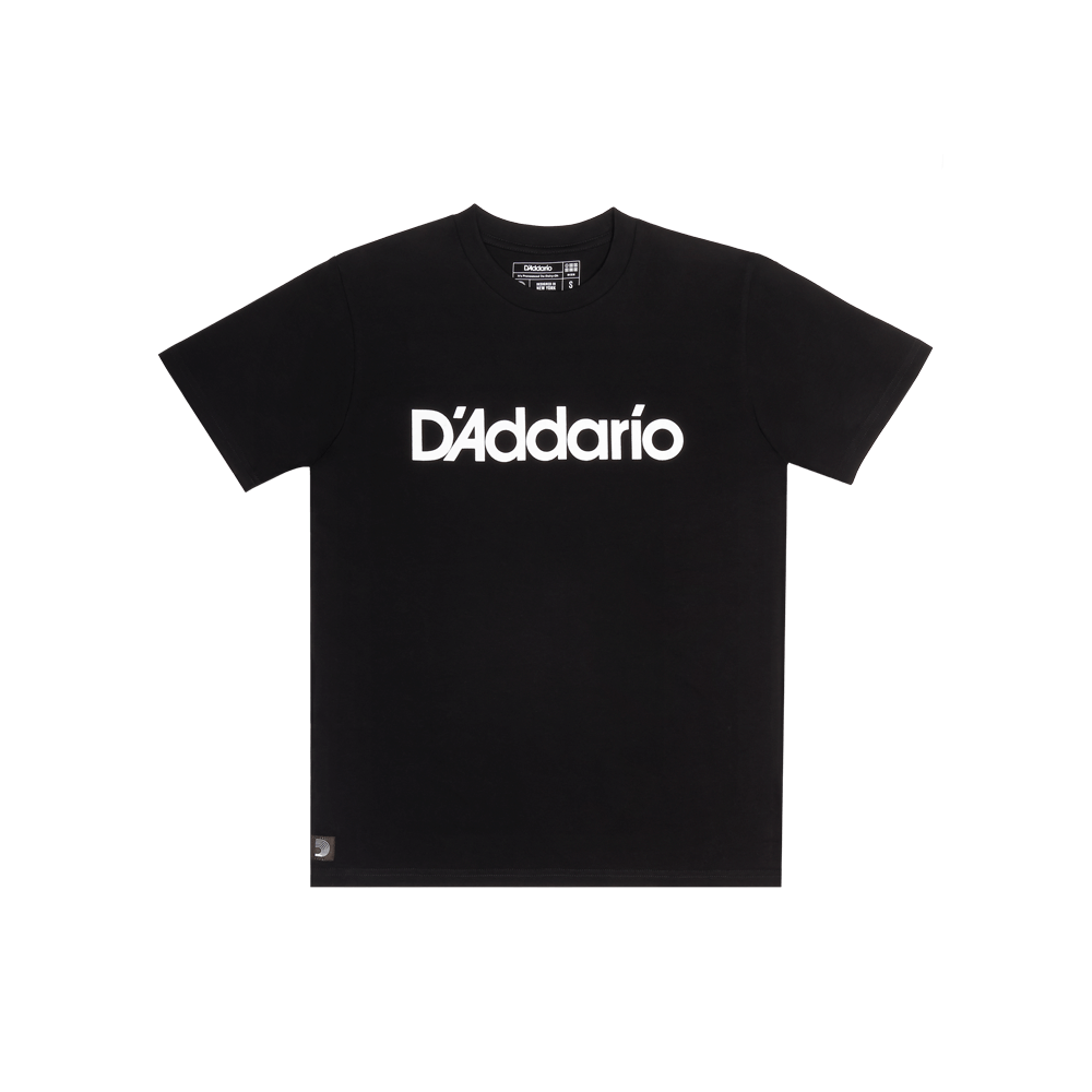 D'Addario Logo T-Shirt, Black, L