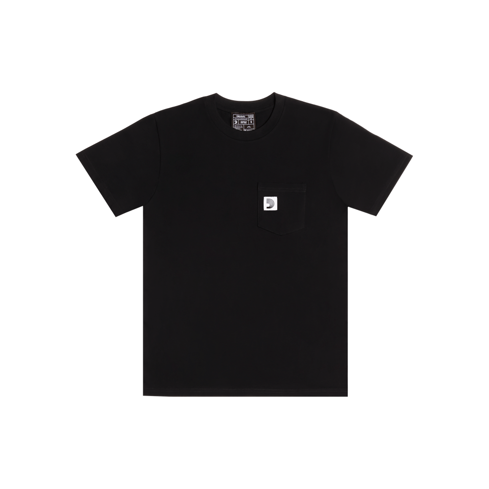 D'Addario D Mark Pocket T-Shirt Black 2X