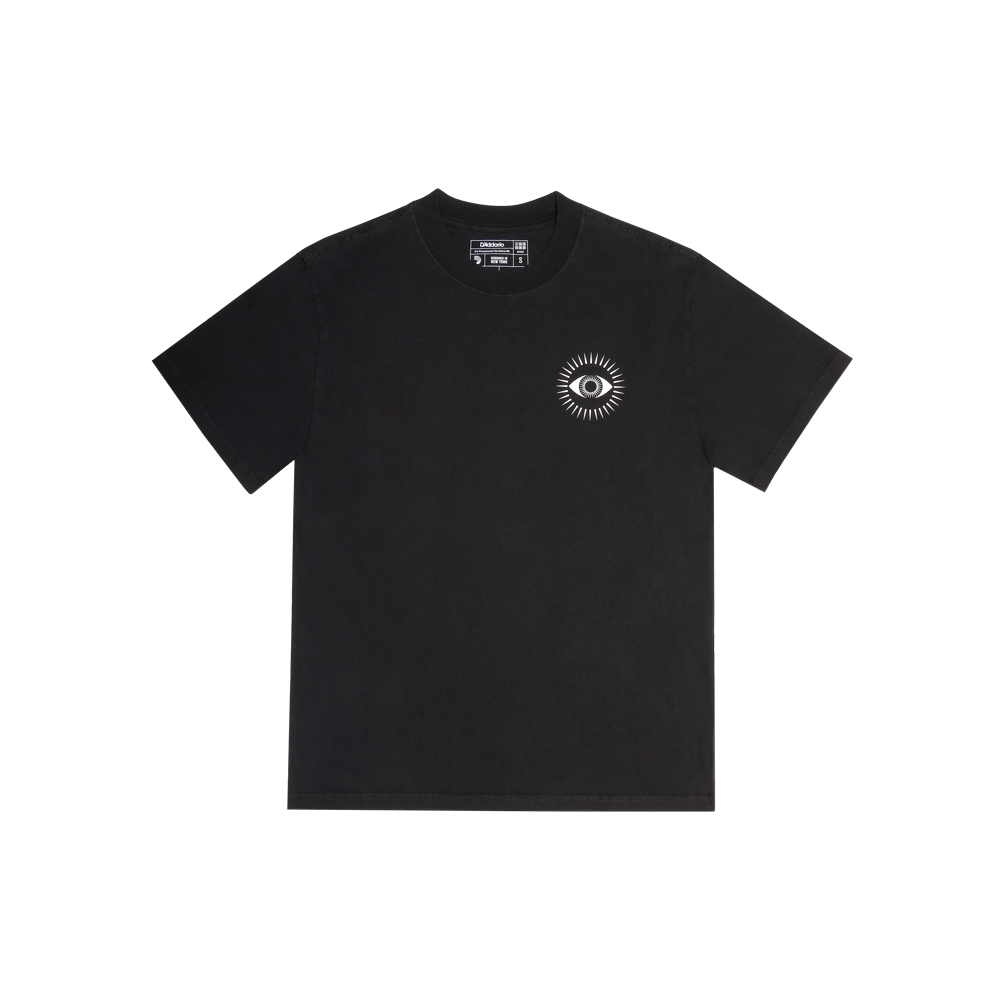 D'Addario All Seeing Eye T-Shirt, Faded Black, 2XL