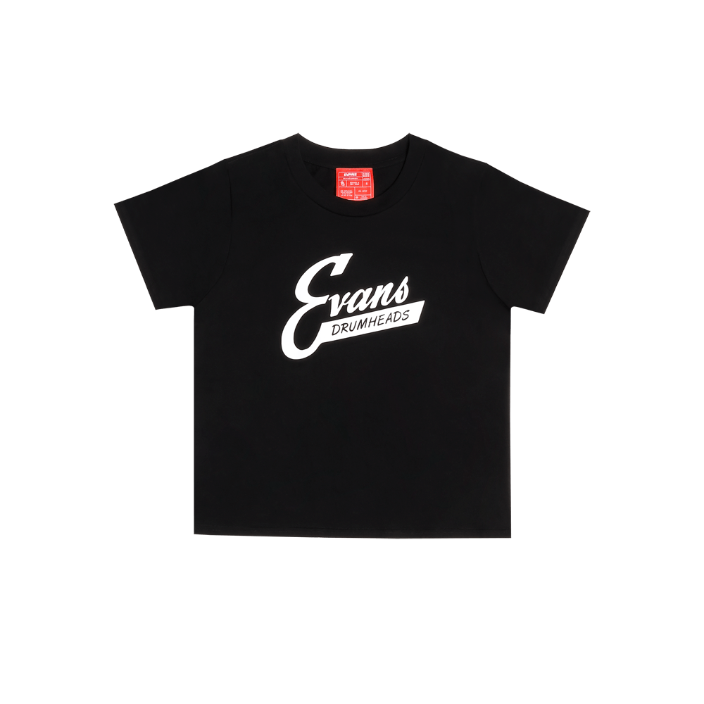 Evans Retro Wo's T-Shirt Black M