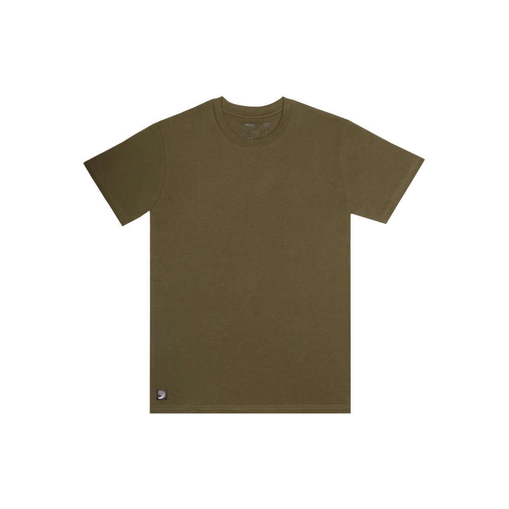 D'Addario American Stage Cable T-Shirt, Army Green, S