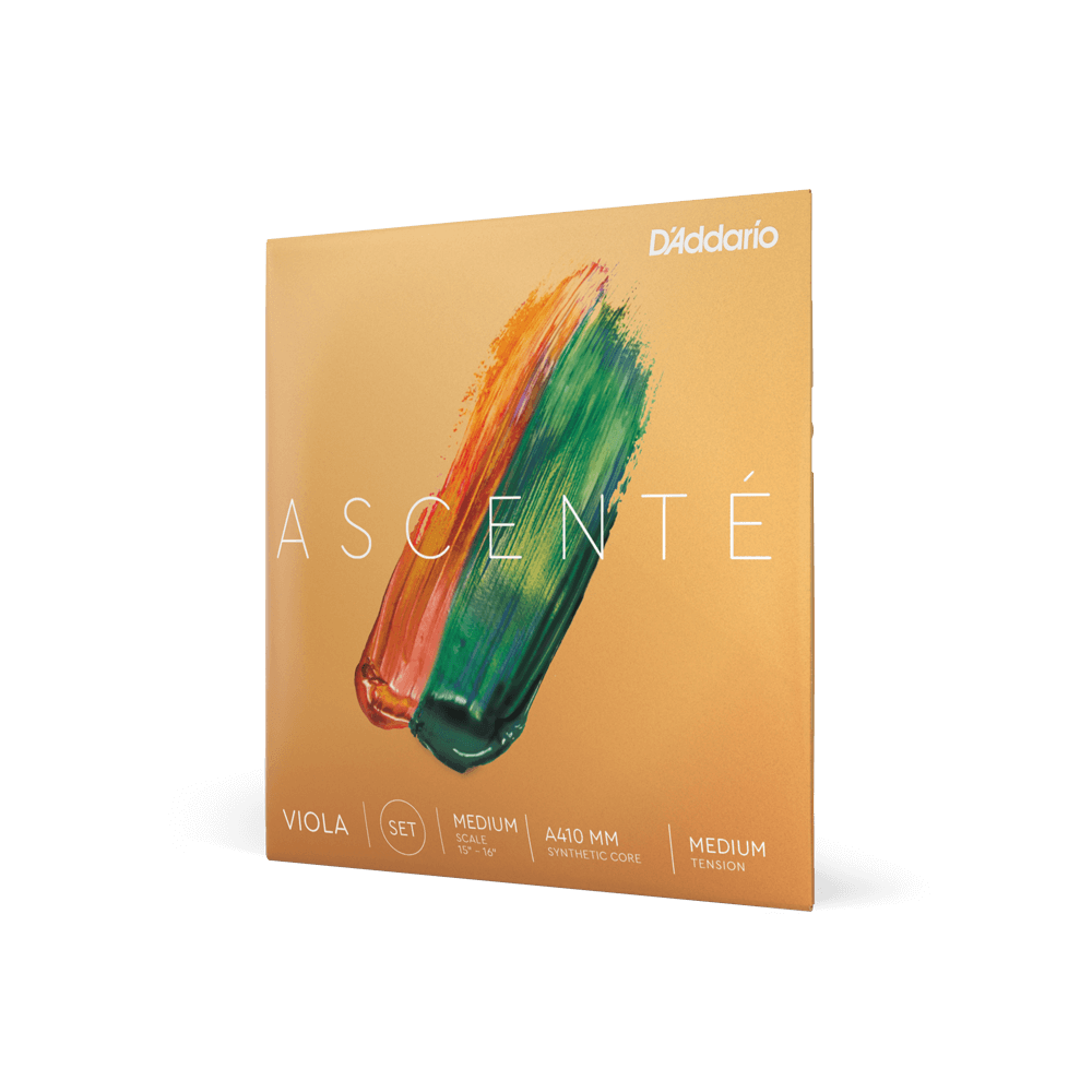 D'Addario Ascenté Viola String Set, Medium Scale, Medium Tension