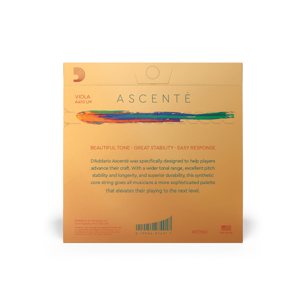 D'Addario Ascenté Viola C String, Long Scale, Medium Tension