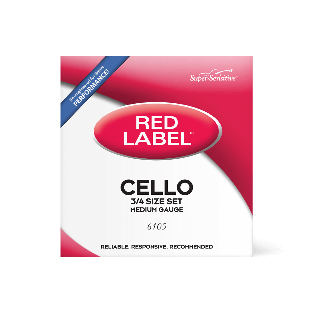 Red Label Cello Set 3/4 Medium