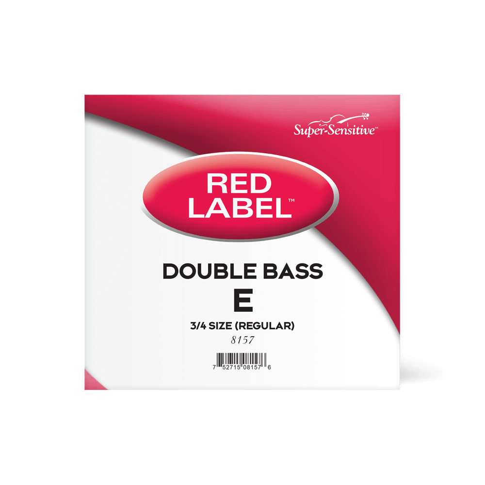 Red Label Bass E Single String 3/4 Regular