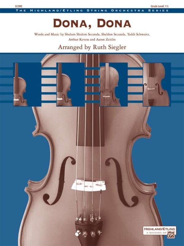 Dona Dona for String Orchestra So1.5 Sc/Pts