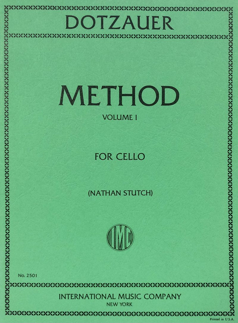 Dotzauer - Method for Cello Vol 1