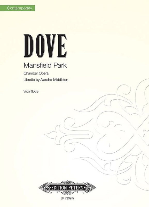 Dove - Mansfield Park Vocal Score