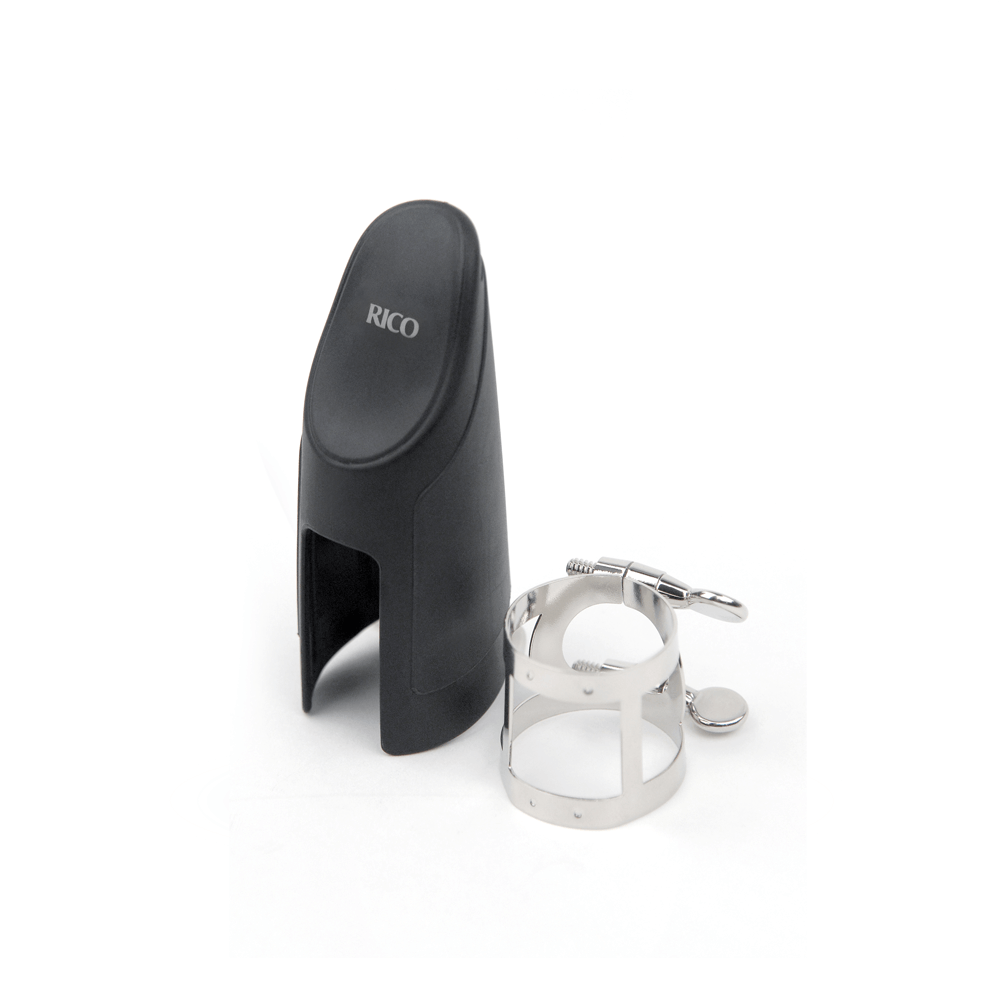 Rico Ligature & Cap, Bb Clarinet, Nickel