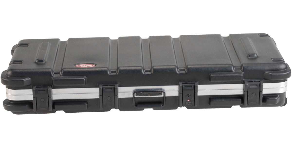 SKB 1SKB-4214W 61-Note Vacuum-formed Keyboard Case w/wheels TSA Locking trigger latch - 42.75