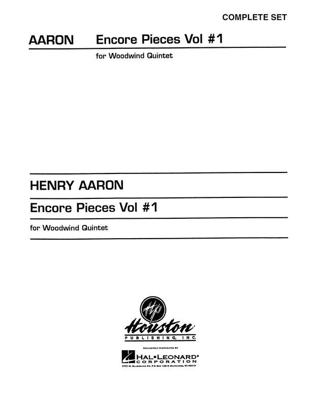 Encore Pieces Ww Quintet Book 1 Complete