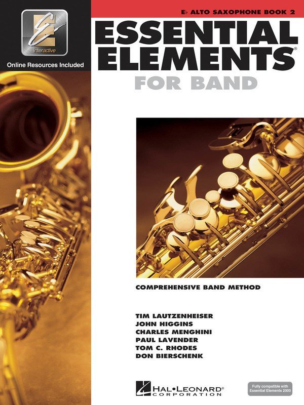 Essential Elements for Band Bk2 Alto Sax Eei