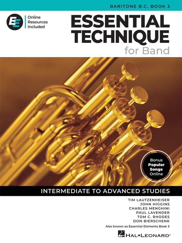 Essential Technique for Band Baritone Bc Book 3 Bk/Olm Eei