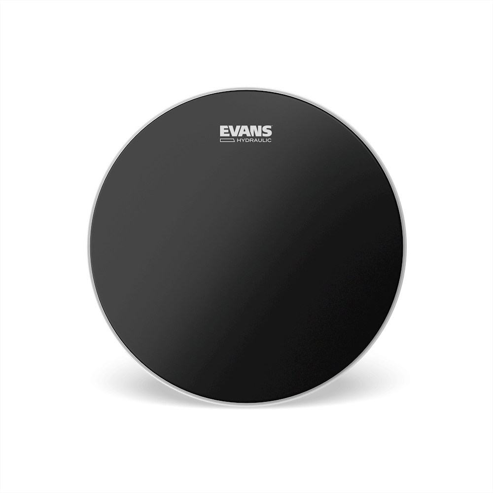 Evans Hydraulic Black Coated Snare Batter, 13 inch