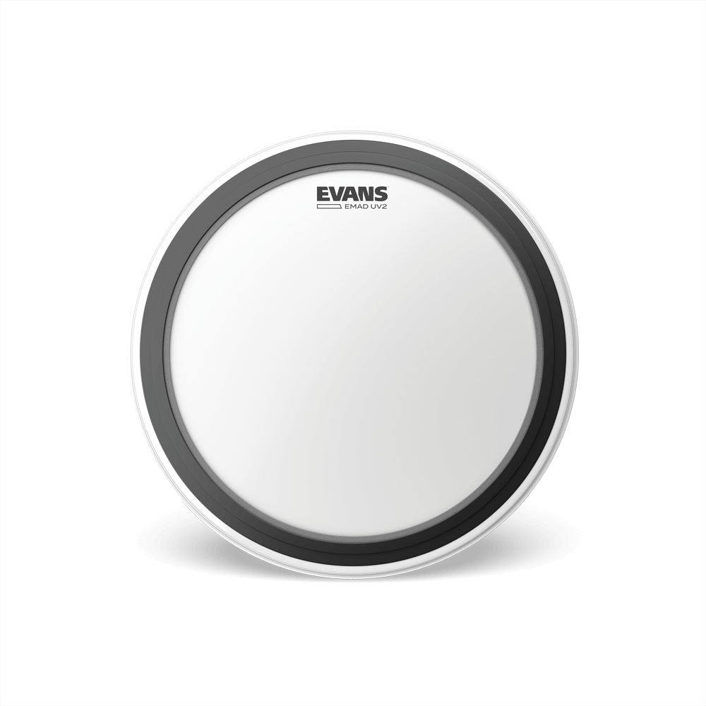 Evans EMAD UV2 Bass Drumhead, 18 Inch Tom Hoop