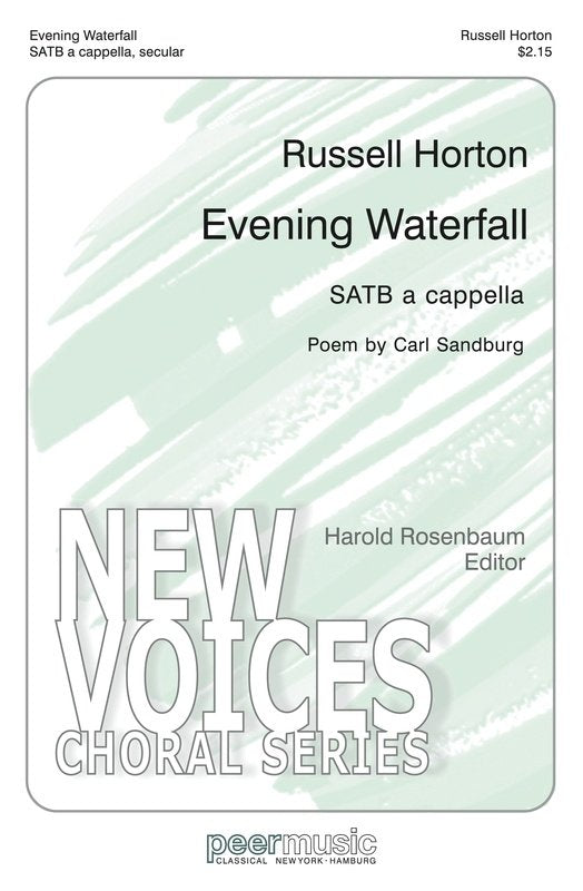 Evening Waterfall SATB A Cappella