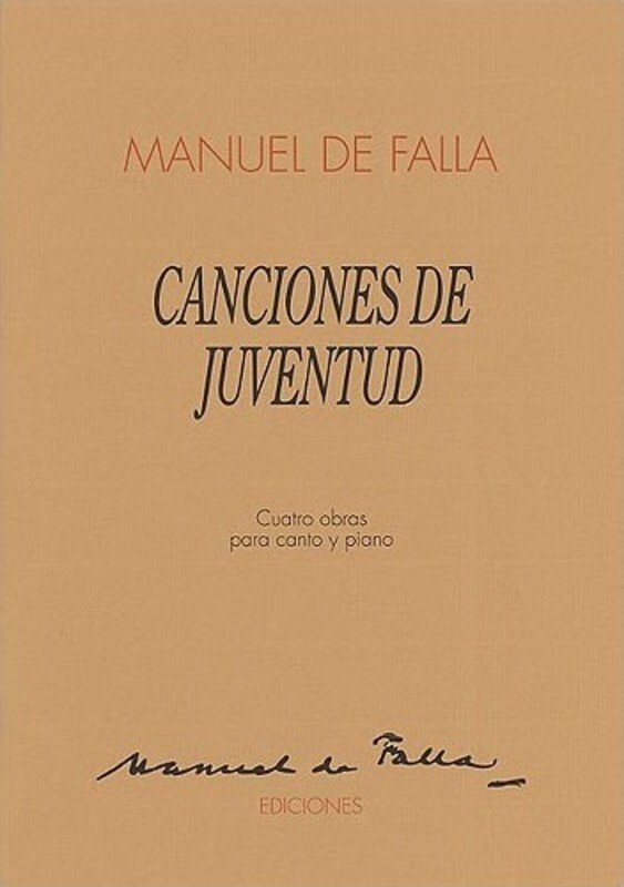 Falla Canciones De Juventud Voi/Pno