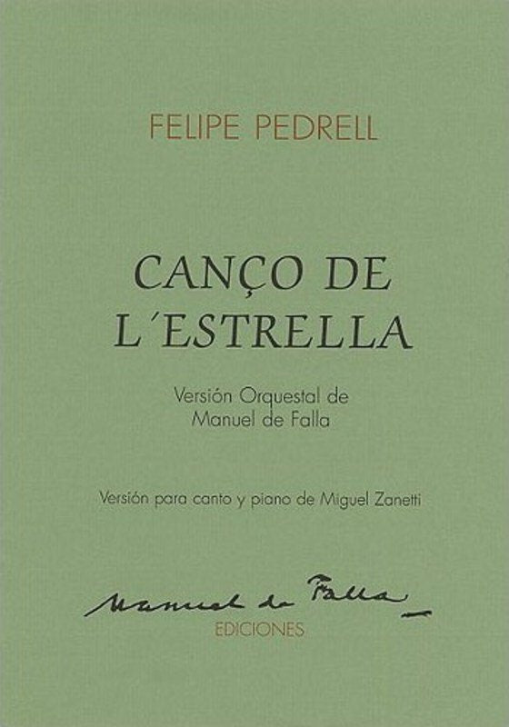 Falla Canco De Lestrella Cello & Piano