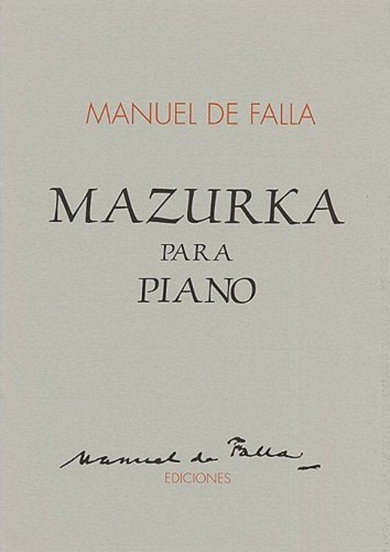 Falla Mazurka for Piano