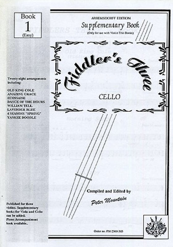 Fiddlers Three Book 1 Cello Supplementary