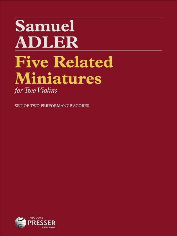 Five Related Miniatures 2 Violins