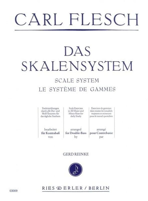 Flesch - Scale System for Double Bass Ed Reinke