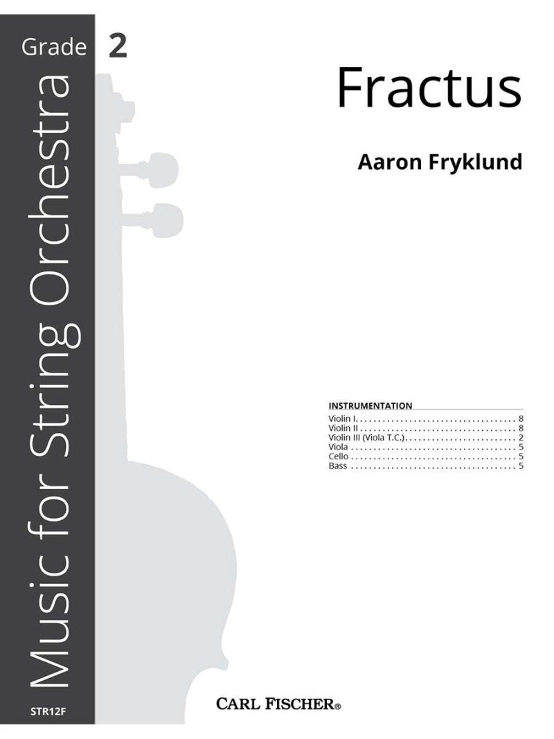Fractus for String Orchestra So2 Score
