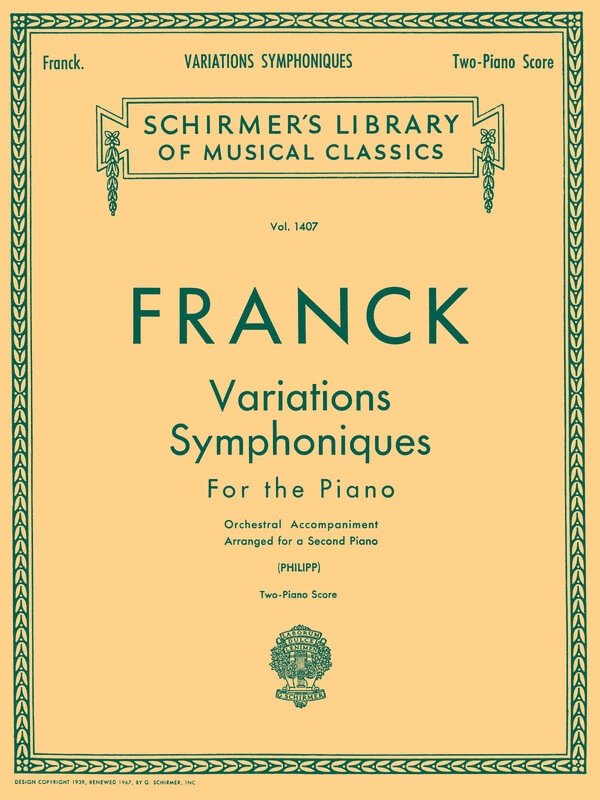 Franck - Variations Symphoniques 2P4H