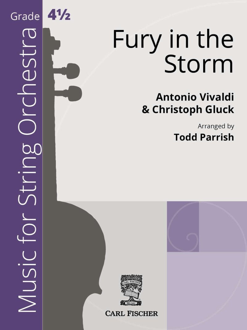 Fury in the Storm for String Orchestra So4.5 Sc/Pts
