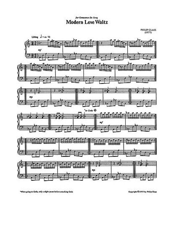 Glass - Modern Lover Waltz Solo Piano (Pod)
