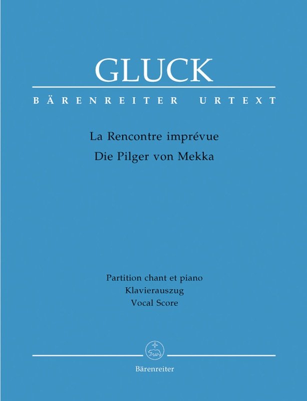 Gluck - Le Rencontre Imprevue Vocal Score Fre/Ger