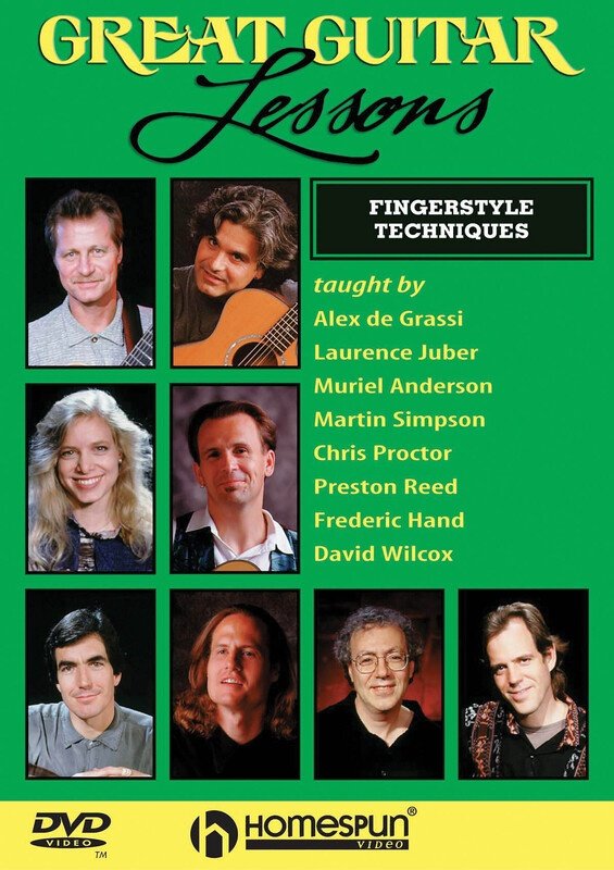 Great Guitar Lessons Fingerstyle Techniques DVD