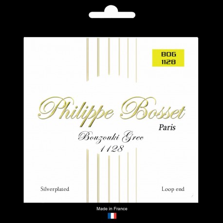 Philippe Bosset Bouzouki Silver : Gauge 011 014 011 014 011 014 022w 028w