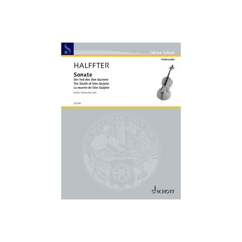 Halffter - Sonata the Death of Don Quixote for Cello Solo