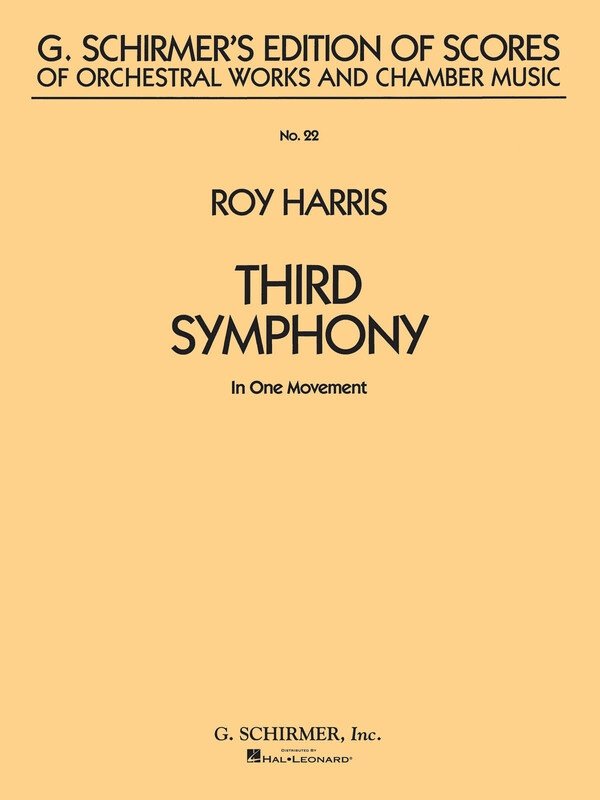 Harris - 3rd Symphony in One Movement Study Score