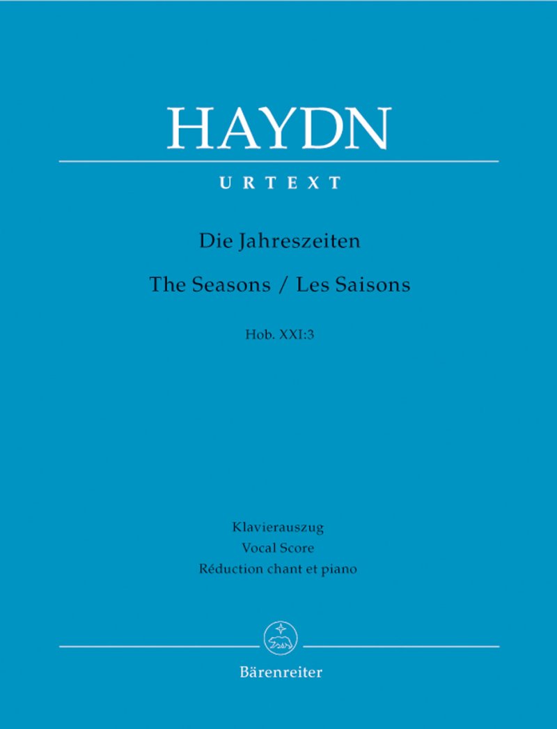 Haydn - the Seasons Hob Xx1/3 Vocal Score