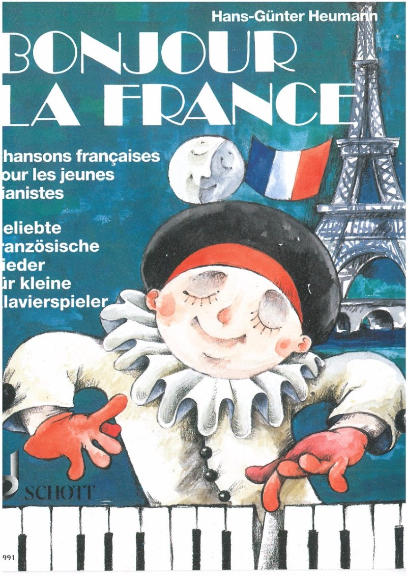 Heumann - Bonjour La France Famous French Songs for Piano