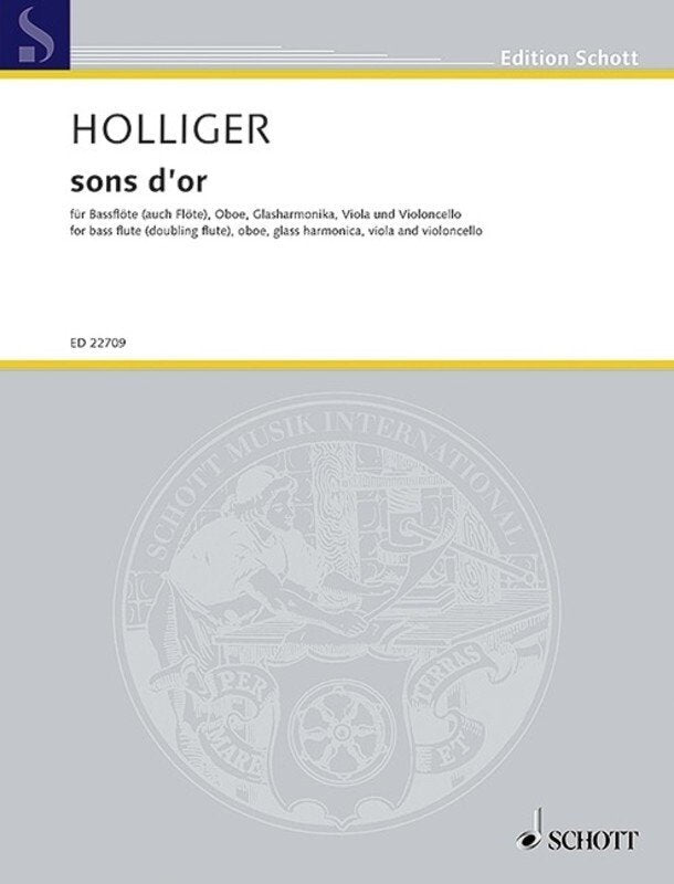 Holliger - Sons D'Or Quintet Score