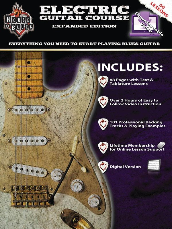 House of Blues Electric Guitar Course Bk/Olm
